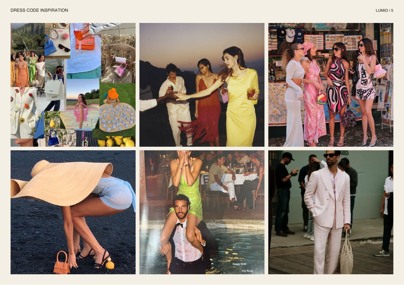 Dress-code moodboard, 5 / 6