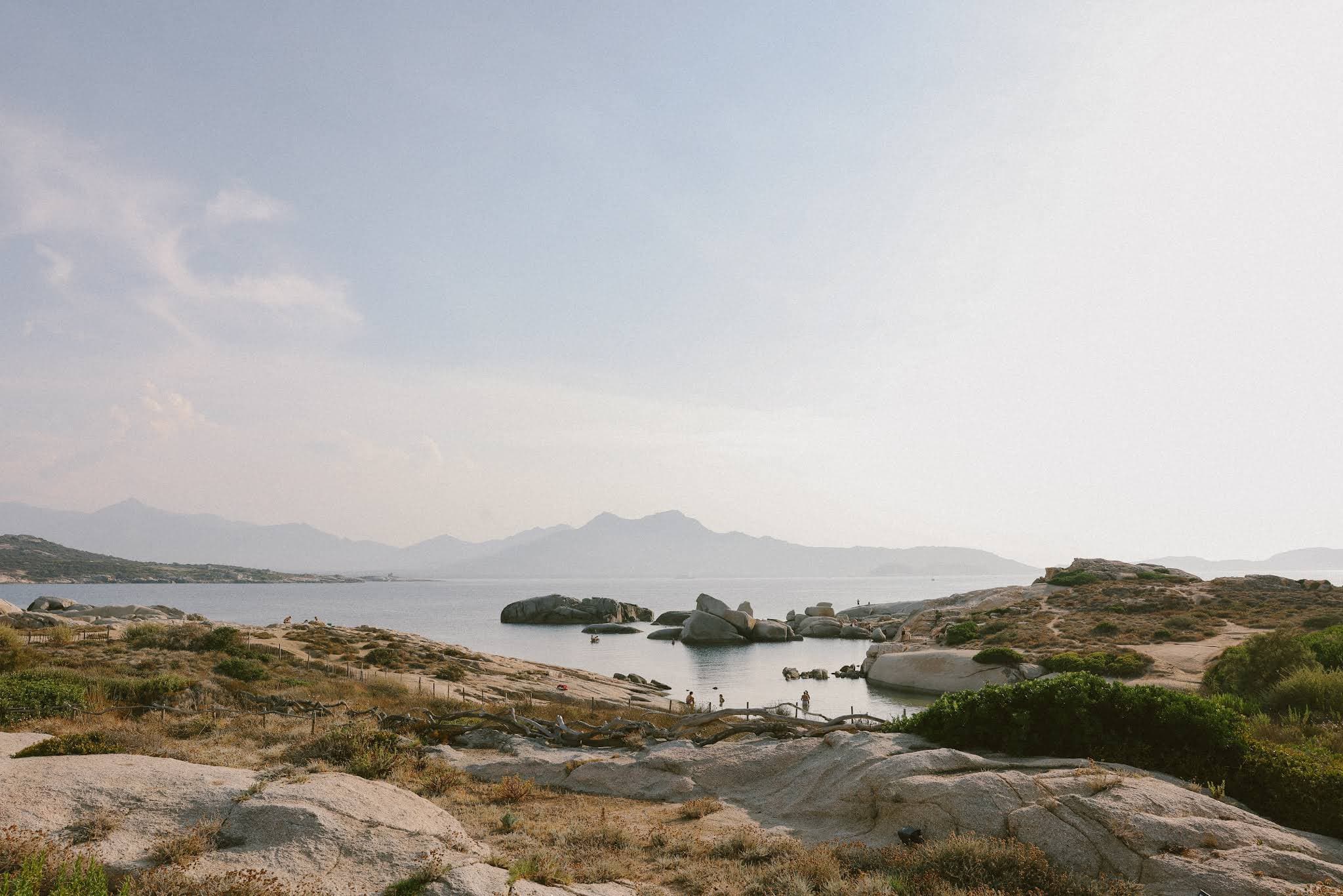 Afternoon brunch in Corsica